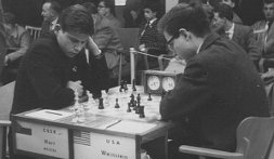 Schnappschüsse von der Schacholympiade 1960 in Leipzig